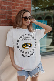 MISSOURI TIGERS ON POINT OVERSIZED CREWNECK TEE