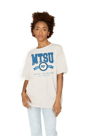 MIDDLE TENNESSEE STATE BLUE RAIDERS GET GOIN' OVERSIZED CREW NECK TEE
