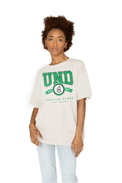 NORTH DAKOTA FIGHTING HAWKS GET GOIN' OVERSIZED CREW NECK TEE
