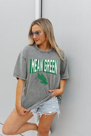 NORTH TEXAS MEAN GREEN SOLID DEFENSE OVERSIZED CREWNECK TEE