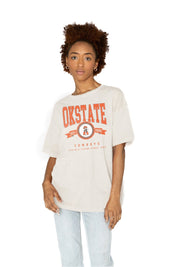OKLAHOMA STATE COWBOYS GET GOIN' OVERSIZED CREW NECK TEE