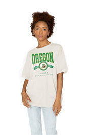 OREGON DUCKS GET GOIN' OVERSIZED CREW NECK TEE