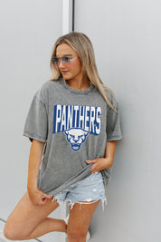 PITTSBURGH PANTHERS SOLID DEFENSE OVERSIZED CREWNECK TEE