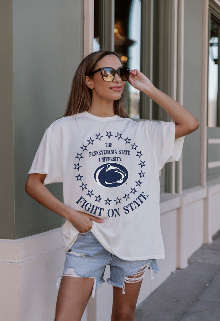 PENN STATE NITTANY LIONS ON POINT OVERSIZED CREWNECK TEE