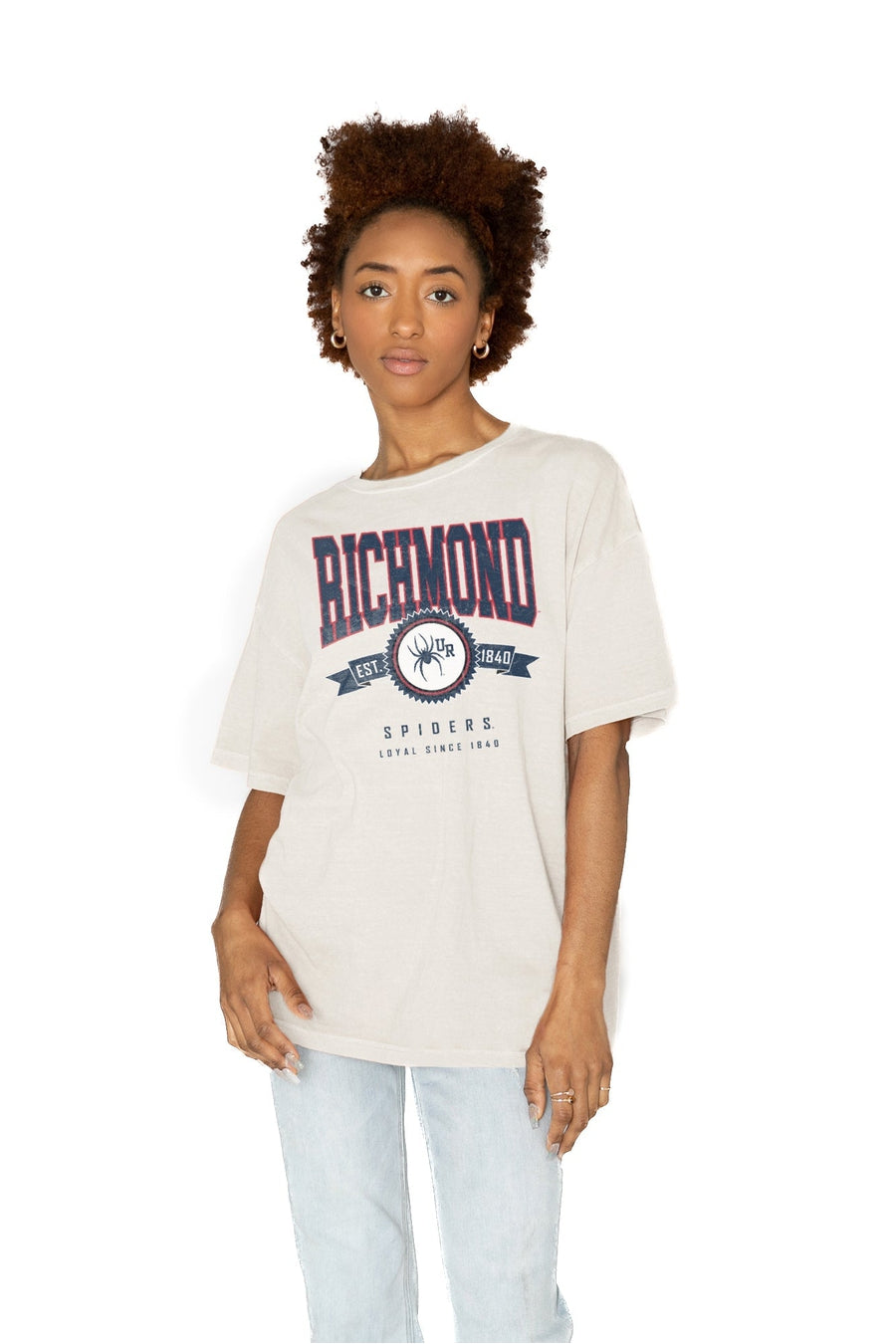 RICHMOND SPIDERS GET GOIN' OVERSIZED CREW NECK TEE