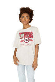 RUTGERS SCARLET KNIGHTS GET GOIN' OVERSIZED CREW NECK TEE