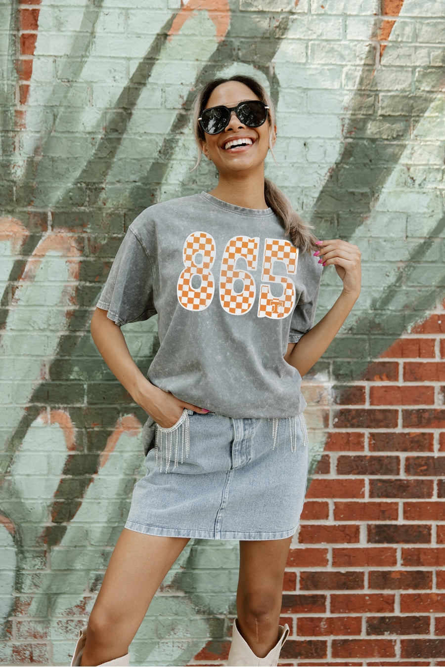 TENNESSEE VOLUNTEERS IN THE CODE OVERSIZED CREWNECK TEE