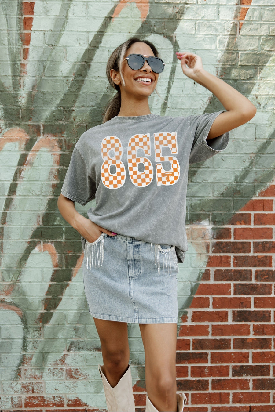 TENNESSEE VOLUNTEERS IN THE CODE OVERSIZED CREWNECK TEE