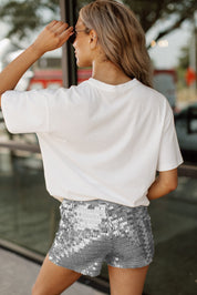 TEXAS LONGHORNS BE A CHAMPION OVERSIZED CREWNECK TEE BY MADI PREWETT