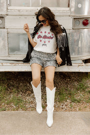 OHIO STATE BUCKEYES LOUD AND PROUD OVERSIZED CREWNECK TEE