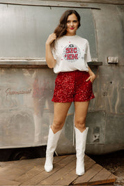 GEORGIA BULLDOGS IT'S A PARTY OVERSIZED CREWNECK TEE