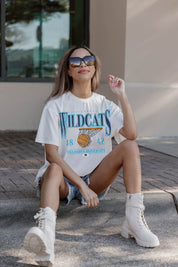VILLANOVA WILDCATS COURT DATE OVERSIZED CREWNECK TEE