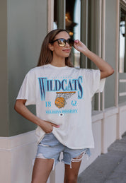 VILLANOVA WILDCATS COURT DATE OVERSIZED CREWNECK TEE