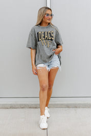 WAKE FOREST DEMON DEACONS SOLID DEFENSE OVERSIZED CREWNECK TEE