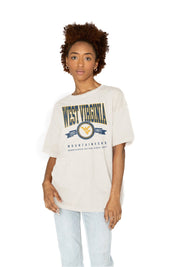 WEST VIRGINIA MOUNTAINEERS GET GOIN' OVERSIZED CREW NECK TEE