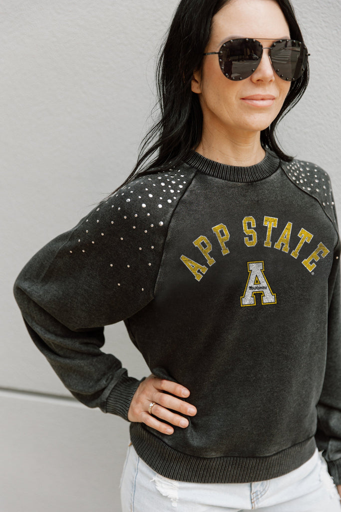APPALACHIAN STATE MOUNTAINEERS DON'T BLINK VINTAGE STUDDED PULLOVER