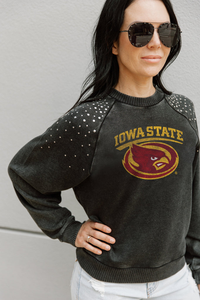 IOWA STATE CYCLONES DON'T BLINK VINTAGE STUDDED PULLOVER