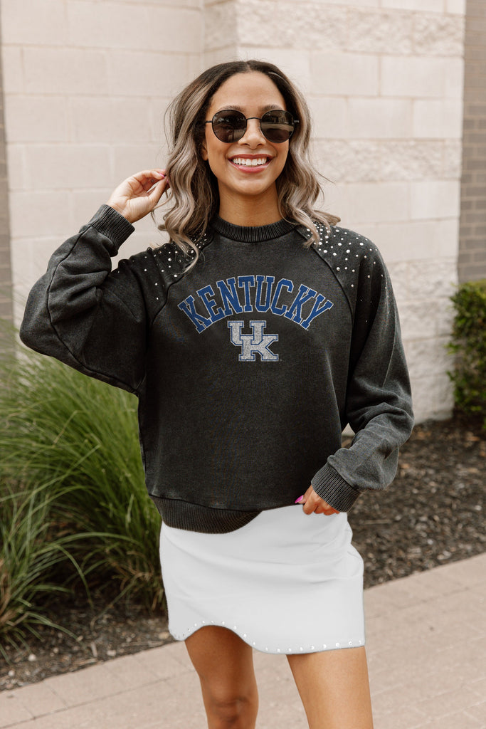 KENTUCKY WILDCATS DON'T BLINK VINTAGE STUDDED PULLOVER
