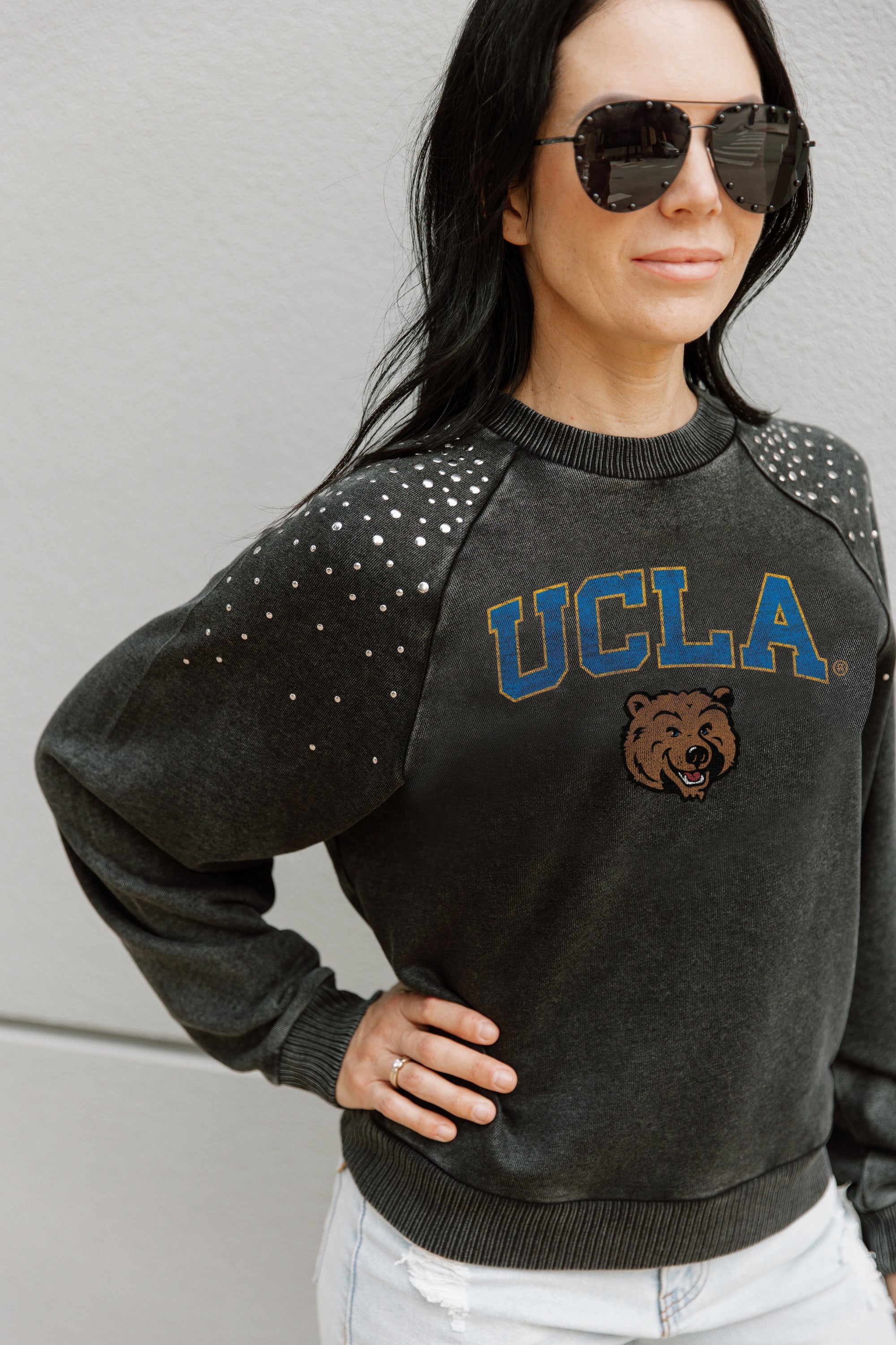 Women's Gameday Couture Leopard UCLA Bruins Fan Favorite Leopard T-Shirt