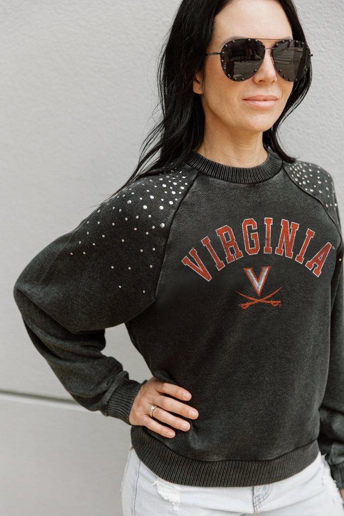 VIRGINIA CAVALIERS DON'T BLINK VINTAGE STUDDED PULLOVER