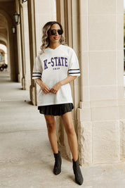KANSAS STATE WILDCATS OPTION PLAY ICONIC OVERSIZED FASHION JERSEY