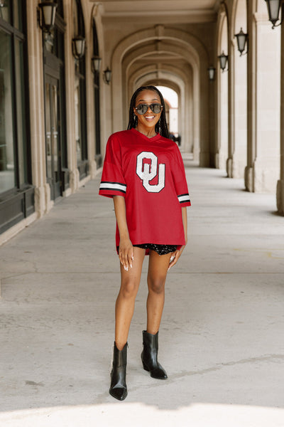 GC Oklahoma Sooners Rookie Move Iconic Oversized Fashion Jersey