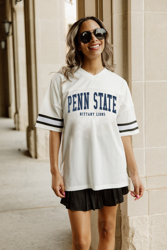 PENN STATE NITTANY LIONS OPTION PLAY ICONIC OVERSIZED FASHION JERSEY