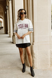 TEXAS A&M AGGIES OPTION PLAY ICONIC OVERSIZED FASHION JERSEY