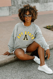 APPALACHIAN STATE MOUNTAINEERS PLAY THE GAME FADED WASH PULLOVER