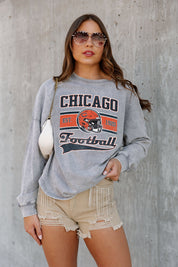 CHICAGO BEARS NO TIMEOUTS FADED WASH PULLOVER