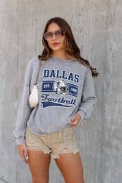 DALLAS COWBOYS NO TIMEOUTS FADED WASH PULLOVER