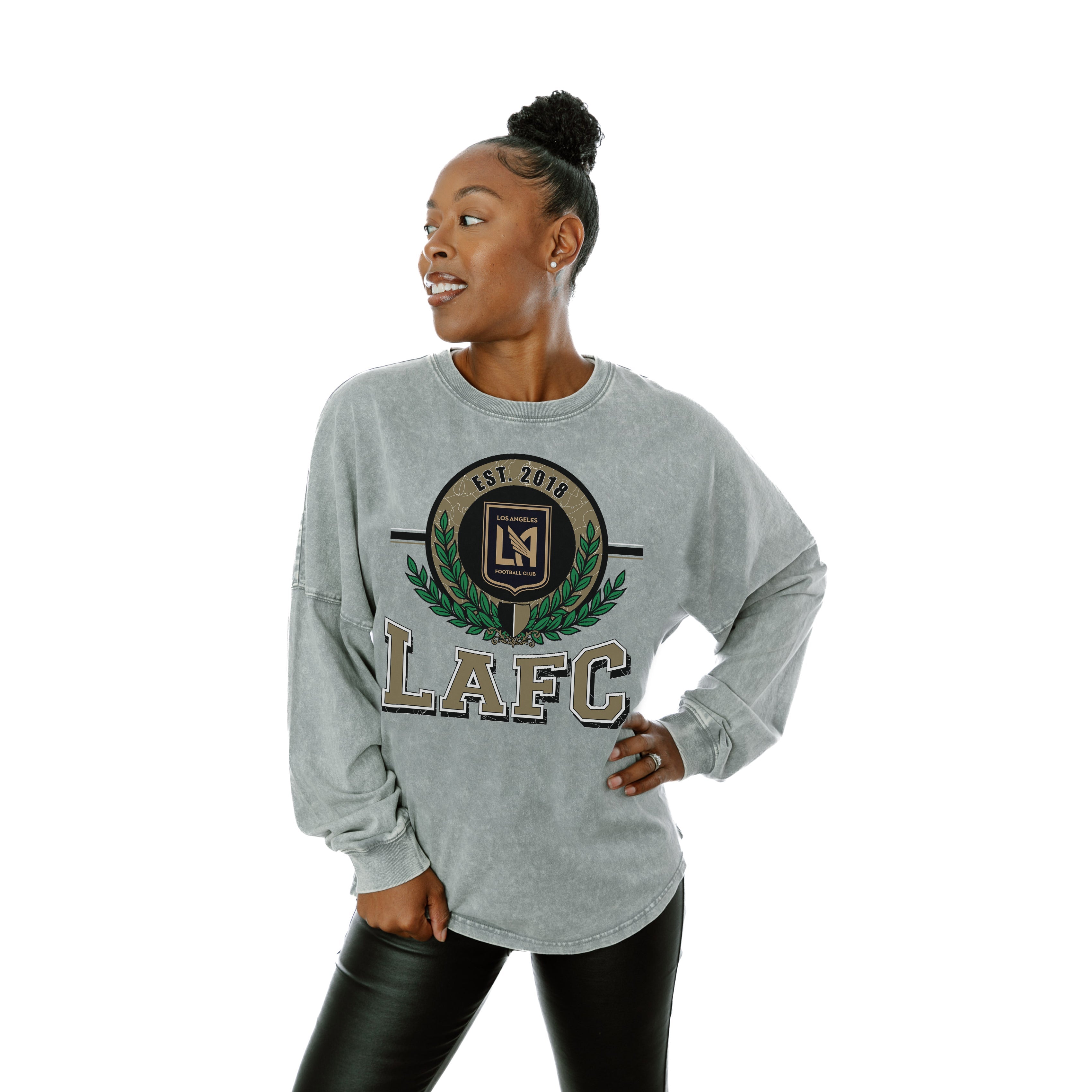LOS ANGELES FC GOAL ORIENTED FADED WASH PULLOVER