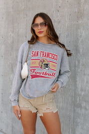 SAN FRANCISCO 49ERS NO TIMEOUTS FADED WASH PULLOVER