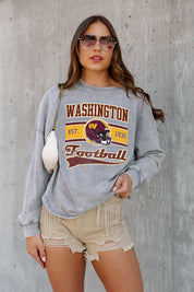 WASHINGTON COMMANDERS NO TIMEOUTS FADED WASH PULLOVER