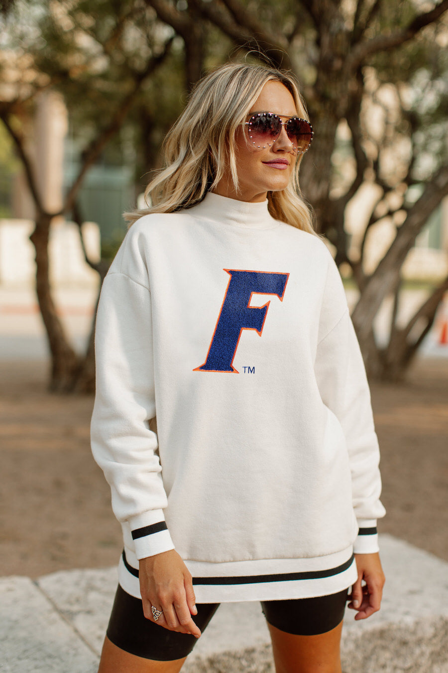 Women's Florida Gators Mock Neck Pullover | Gameday Couture - SOHO