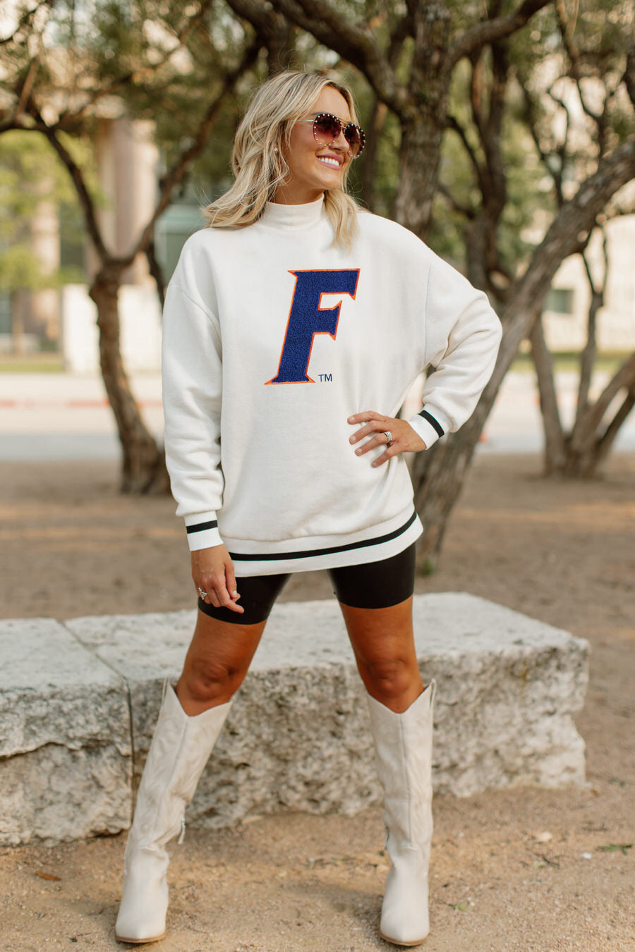 Women's Florida Gators Mock Neck Pullover | Gameday Couture - SOHO