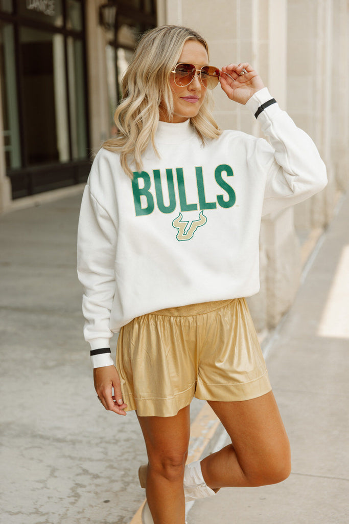 SOUTH FLORIDA BULLS STYLE FORCE MOCK PULLOVER