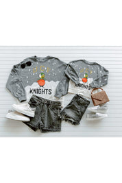 CENTRAL FLORIDA KNIGHTS Upcycle And Vintage Faded Wash Pullover-