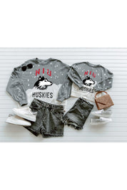 NORTHERN ILLINOIS HUSKIES Upcycle And Vintage Faded Wash Pullover-