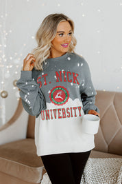 ST. NICK BLEACH DYE SWEATSHIRT