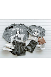 PROVIDENCE FRIARS Upcycle And Vintage Faded Wash Pullover-