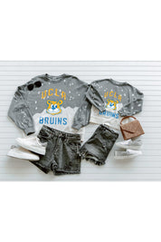 UCLA BRUINS Upcycle And Vintage Faded Wash Pullover-