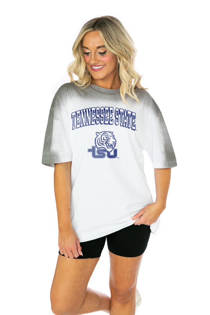 TENNESSEE STATE TIGERS INTERCEPTION COLOR WAVE CREW NECK T-SHIRT
