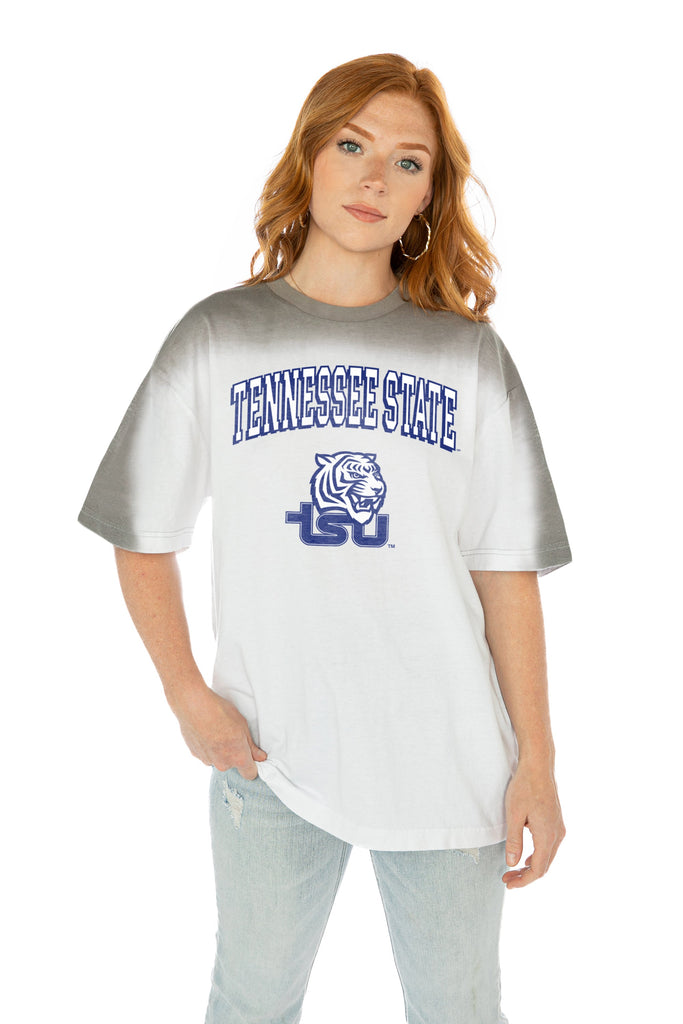 TENNESSEE STATE TIGERS INTERCEPTION COLOR WAVE CREW NECK T-SHIRT