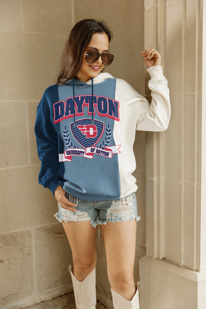 DAYTON FLYERS HALL OF FAME ADULT COLORBLOCK TRIO HOODED PULLOVER