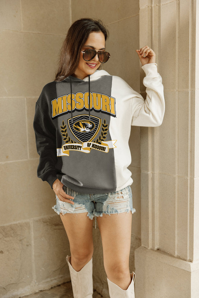 MISSOURI TIGERS HALL OF FAME ADULT COLORBLOCK TRIO HOODED PULLOVER