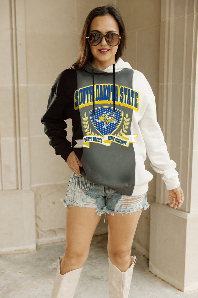 SOUTH DAKOTA STATE JACKRABBITS HALL OF FAME ADULT COLORBLOCK TRIO HOODED PULLOVER