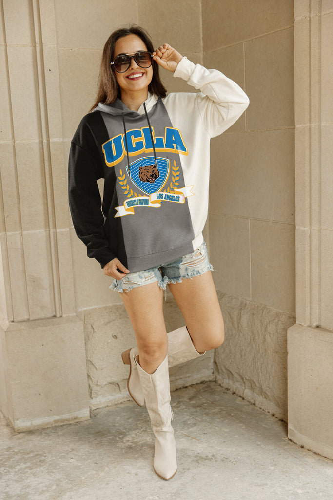 UCLA BRUINS HALL OF FAME ADULT COLORBLOCK TRIO HOODED PULLOVER