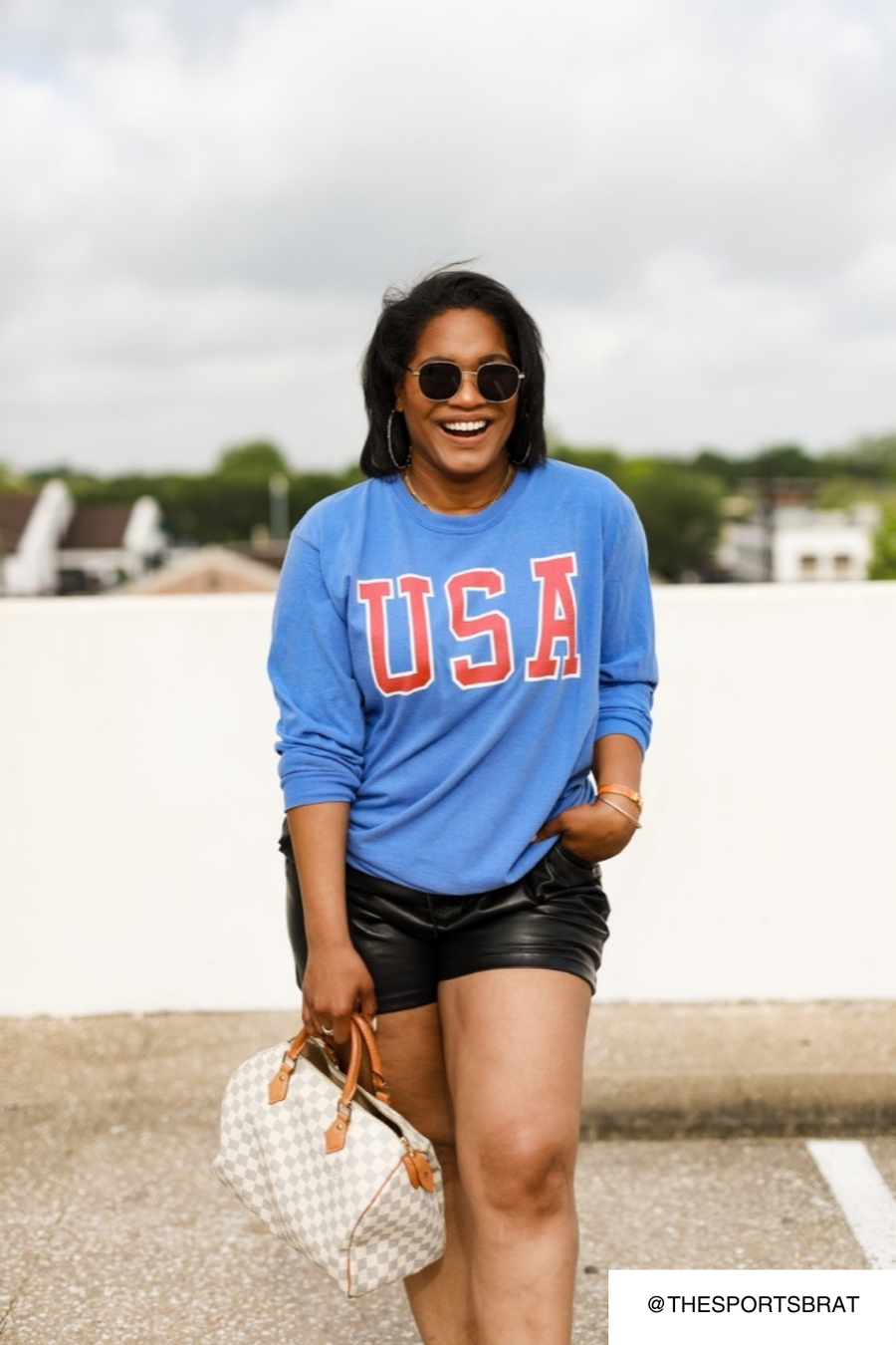 USA RETRO STANDARD FIT LONG SLEEVE TEE