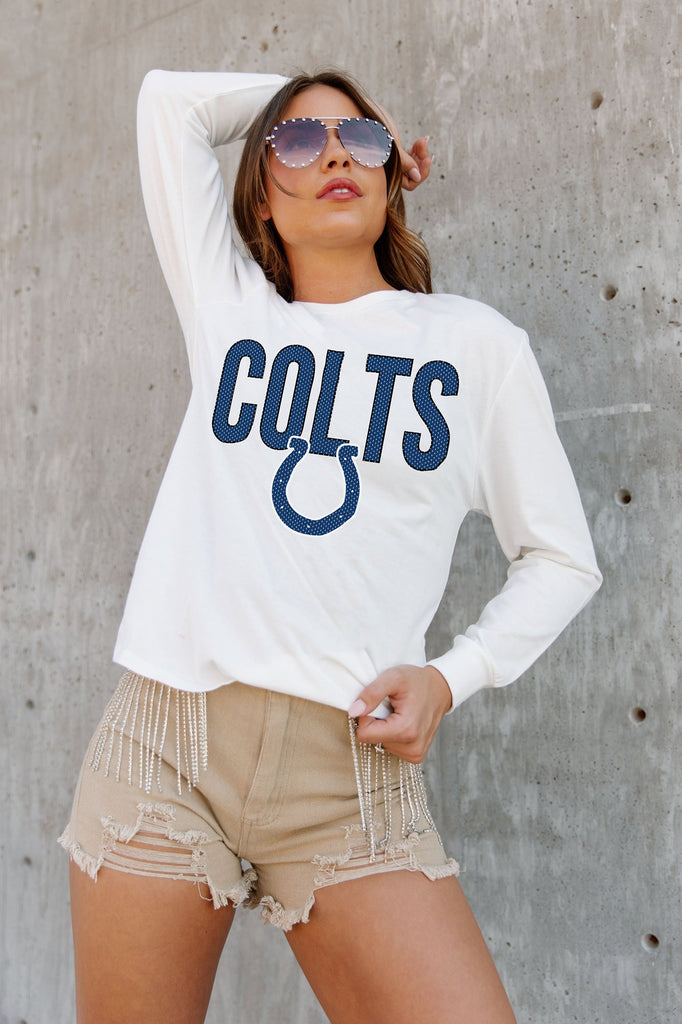 INDIANAPOLIS COLTS ALWAYS READY BOYFRIEND FIT LONG SLEEVE TEE